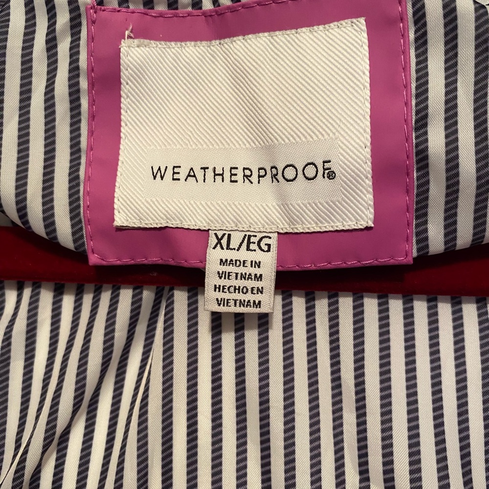 Weatherproof Women's Fuchsia Utility Jacket - Picture 4 of 6
